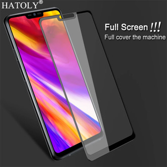 2PCS Tempered Glass For LG G7 Screen Protector For LG G7 ThinQ Full Cover for LG G7+ G710EM LMG710EM 3D Curved Edge Film HATOLY