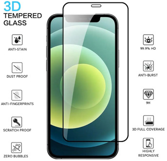 2PCS Tempered Glass On For iPhone 11 12 Pro X XR XS Max 3D Safety 9H Explosion-Proof Screen Protector On iPhone 12 Pro Max Glass