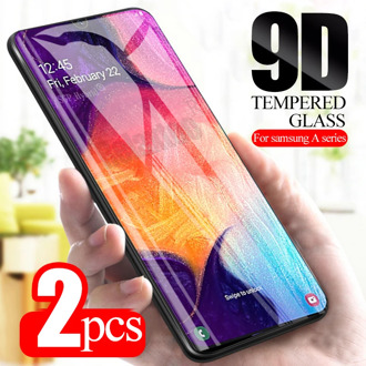 2pcs Tempered glass on the For samsung galaxy a70 a50 a40 a30 a20 a20E a10 protective glass sumsung a 30 50 70 screen protector