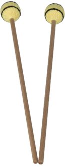 2Pcs Toetsenbord Marimba Hamers Stok Met Beuken Handvat Voor Percussionist