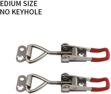 2Pcs Toggle Toggle Clamp Verstelbare Kabinet Dozen Deurkruk Lock Hasp Voor Schuifdeur Meubels Hardware M nee Keyhole
