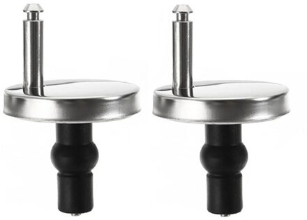 2Pcs Toiletbril Scharnieren Bevestigingen Vervanging Scharnier Fittingen Schroeven Voor Wc Accessoires