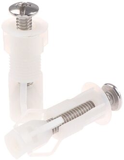 2Pcs Toiletbril Scharnieren Schroeven Universele Vervanging Toiletbril Scharnier Set