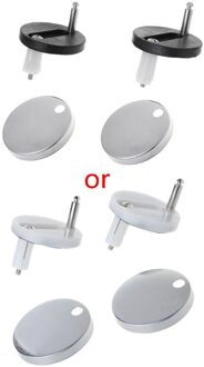 2Pcs Top Fix Wc Toiletbril Scharnieren Fittings Quick Release Schroef 425C