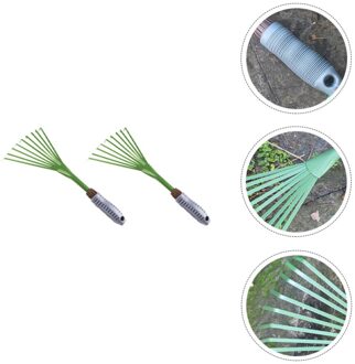 2Pcs Tuinieren Handje Hand Claw Hark Cultivator Tuin Cleaning Tools