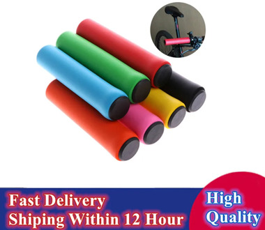 2pcs Ultra Light Silicone Handlebar Anti Slip Grip Cover Tools For MTB Road Bicycle Cycling Handle Bar Grip Bicycle Accessories