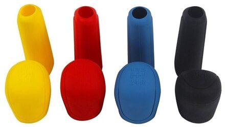 2Pcs Universal Manual Car Handrem Case Siliconen Gear Hoofd Pookknop Cover Gear Shift Kragen Handrem Grip