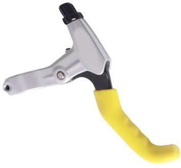 2Pcs Universal Siliconen Gel Mtb Bike Rem Stuur Lever Cover Mountain Road Fiets Fixed Gear Fietsen Rem Mouw Protector geel
