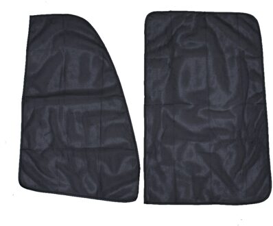 2Pcs Verdikte Magnetische Auto Zonnescherm Uv-bescherming Auto Gordijn Auto Window Zonnescherm Side Window Mesh Zonneklep Zomer bescherming zwart 4stk