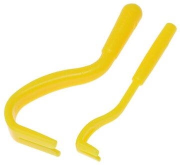 2pcs Vlooien Luizen Teek Haak Tool Remover Twister Remover Haak Tool Human Hond Kat Huisdier Kam Gereedschappen Huisdier Producten geel