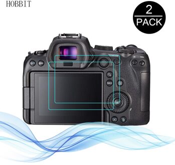 2Pcs Voor Canon Eos R6 R5 R3 R 90D Digitale Camera Lcd Anti-Kras Water-Proof Film 2.5D 9H Clear Gehard Glas Screen Protector EOS 90D