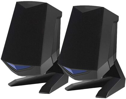 2Pcs Voor Desktop Audio Speaker Intelligente Geluidsreducerende Draagbare Usb Laptop Stereo Speaker Audio Speakers Gaming Bass Speaker