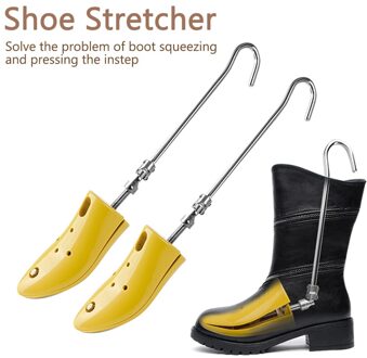 2Pcs Vrouwen Wandelen Expander Anti Rimpel Voor Laarzen Verstelbare Universele Zonder Vervorming Ondersteuning Thuis Schoen Brancard Praktische