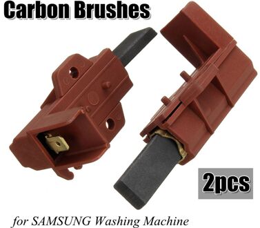 2Pcs Wasmachine Motor Carbon Borstel En Houder Voor Samsung Ariston Indesit Welling