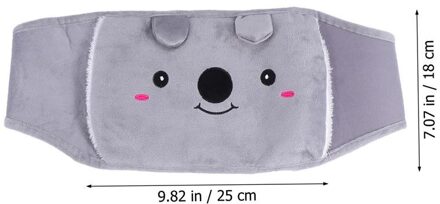 2Pcs Water Fles Zak Winter Warm Water Heuptas Draagbare Rubber Warm Water Fles Zak En Pluche Taille cover Riem Set