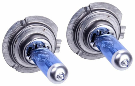 2pcs White Lights 12V H7 100W 8500K Xenon Lamps Super Bright Halogen Car Headlight Bulbs Replacements