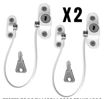2PCs Window Security Chain Lock Sliding Security Limiter Lock Stop Deur Restrictor Kind Veiligheid Anti-Diefstal Sloten Thuis hardware