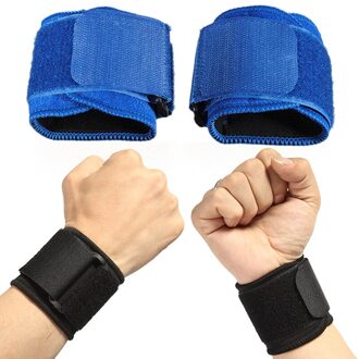 2Pcs Wraps Bandage Voor Badminton Tennis Gewichtheffen Polssteun Sport Training Oefeningen Hand Brace Strap geel