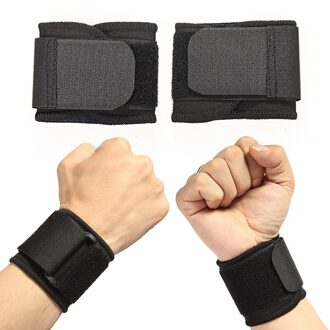 2Pcs Wraps Bandage Voor Badminton Tennis Gewichtheffen Polssteun Sport Training Oefeningen Hand Brace Strap wit