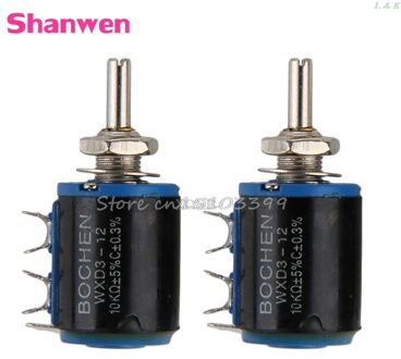 2Pcs WXD3-12 10K Precisie Multi Shift Potentiometer M12