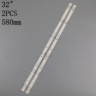 2pcs x32 inch LED Backlight Strip for Tv JL.D32061330-081AS-M FZD-03 E348124 HM 32v MS-L1343 L2202 L1074 6-LEDs 580mm