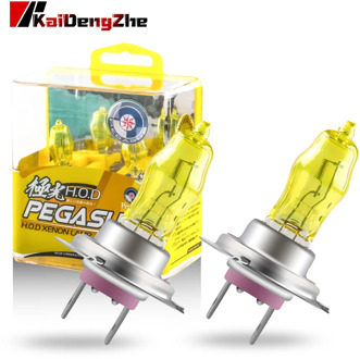 2pcs Yellow Halogen Bulbs H1 H3 H4 H7 H9 H11 9005 9006 Auto Halogen Lamp Fog Lights 100W 12V 2800K Motorcycle Car Headlight Lamp