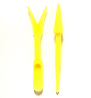 2Pcs Zaaien Vetplanten Transplantatie Zaailingen Geplant Tuin Planter Kit Transplanteren Apparaat Bonsai Meststof Punchers Apparaat geel