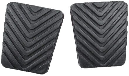 2Pcs Zwart Rubber Rem Koppeling Pedaal Pad Voor Hyundai Elantra Sonata Tucson 32825-36000