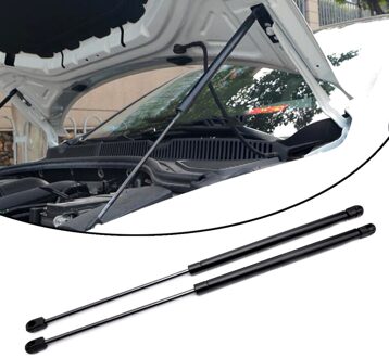 2Pcs Zwart Voor Hood Til Ondersteuning Shock Stutten Rvs Fit Voor Volkswagen Jetta MK7 Auto Accessoires