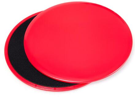2Pcs Zweefvliegen Discs Slider Fitness Disc Gym Accessoires Oefening Schuifplaat Voor Yoga Gym Abdominale Core Training Sport Gear ed Rood