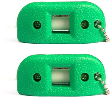 2Pcssandstone Ijshockey Schoen Double Side Puntenslijper Ice Skate Blade Hockey Slijpen Oliesteen Draagbare Met Opknoping Opbergtas groen