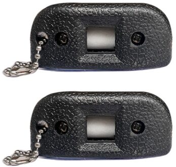 2Pcssandstone Ijshockey Schoen Double Side Puntenslijper Ice Skate Blade Hockey Slijpen Oliesteen Draagbare Met Opknoping Opbergtas zwart