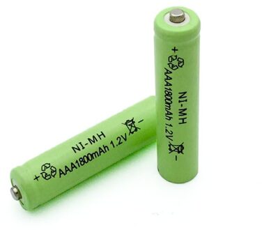 2psc/lot 1.2 v 1800 mah AAA afstandsbediening speelgoed oplaadbare NI-MH oplaadbare batterij