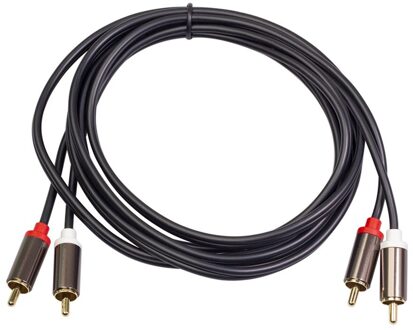 2Rca To 2 Rca Male To Male Audio Cable Gold-plated Rca Audio Cable For Home Theater Dvd Tv Amplifier Cd Soundbox