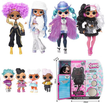 2rd&3rd generation 4 models 27cm L.O.L Surprise! OMG Winter Disco Dollie LOL Doll Fashion