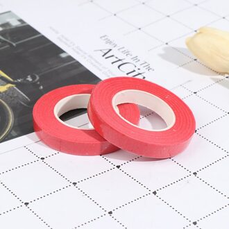2Rolls Zelfklevend Papier Tape Enten Film Bloemen Stem Diy Kunstmatige Bloem Rood