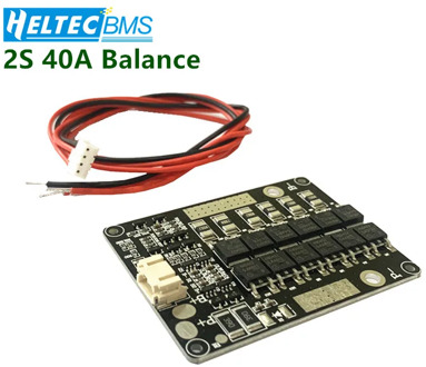 2S 40A BMS balanced 7.4V 8.4V li-ion NCM BMS/3.2v lifepo4 Lithium iron phosphate battery protection board