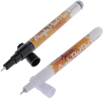 2Set Acrylverf Acryl Verf Markers Marker Pennen Acryl Pennen Acryl Verf Marker Voor Diy Scrapbooking