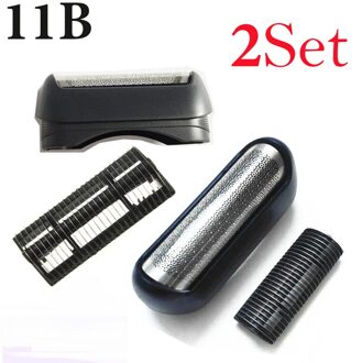 2Set High Performance Onderdelen Scheerapparaat Folie Frame En Blade 11B Voor Braun Razor Series 1 110 120 130 140 150 150s-1 130s-1 5684 5685