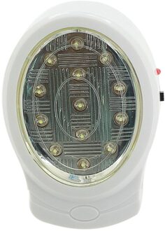 2W 13 Led Oplaadbare Thuis Noodverlichting Automatische Stroomuitval Uitval Lamp Nachtlampje 110-240V us Plug
