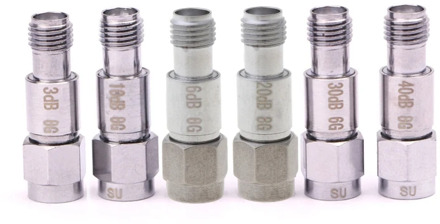 2W SMA DC-6GHz Coaxial Fixed Attenuators Frequency 6GHz SMA Fixed Connectors