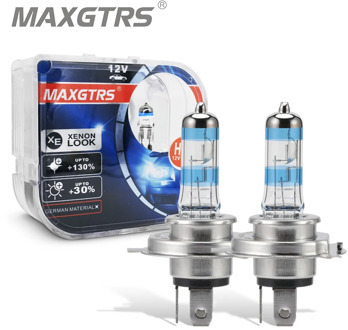 2x 100W H1 H7 H8 H11 9005 HB3 9006 HB4 HeadLight HOD Xtreme Lamp 4300K Xenon White Blue Glass Replacement Car Halogen Light Bulb