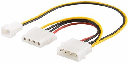 2x 4-pins Molex naar 2-pins adapter