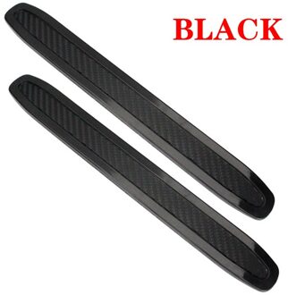 2x Auto Bumper Hoek Guard Strip Anti-Rub Kras Bescherming Decoratie zwart