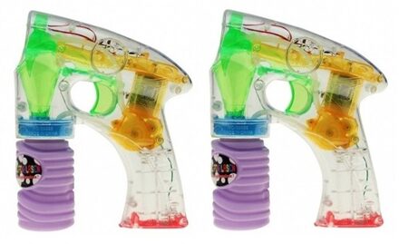 2x Bellenblaas pistool met LED licht - Action products