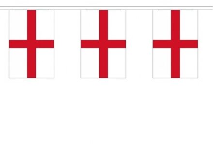2x Buiten vlaggenlijn Engeland St George 3 meter