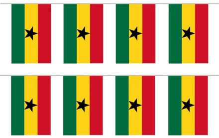 2x Buiten vlaggenlijn Ghana 3 meter
