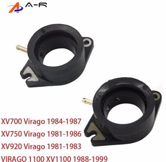 2X Carburateur Interface Intake outlet Spruitstuk Adapter Isolator Voor Yamaha XV750 XV 750 Virago 4FY/4PW 1992-1997 1993 1994