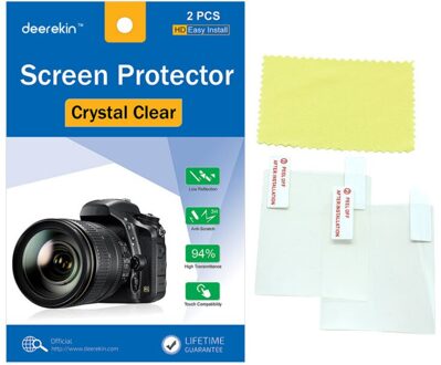 2x Deerekin Lcd Screen Protector Beschermende Film Voor Olympus OM-D E-M10 Ii Iii/EM10 Mark Ii Iii Iv Digitale camera