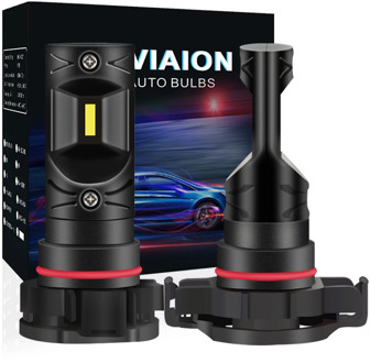 2x Highlight 5202 H16 PSX24W LED Bulbs For Car LED Fog Light or Driving Running Lights Lamp 12V For Toyota Kia Hyundai Mazda 12V